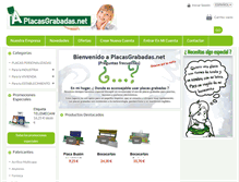 Tablet Screenshot of placasgrabadas.net